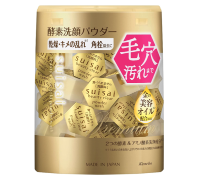 Kanebo suisai Beauty Clear Gold Powder Wash 0.4g × 32 Capsules