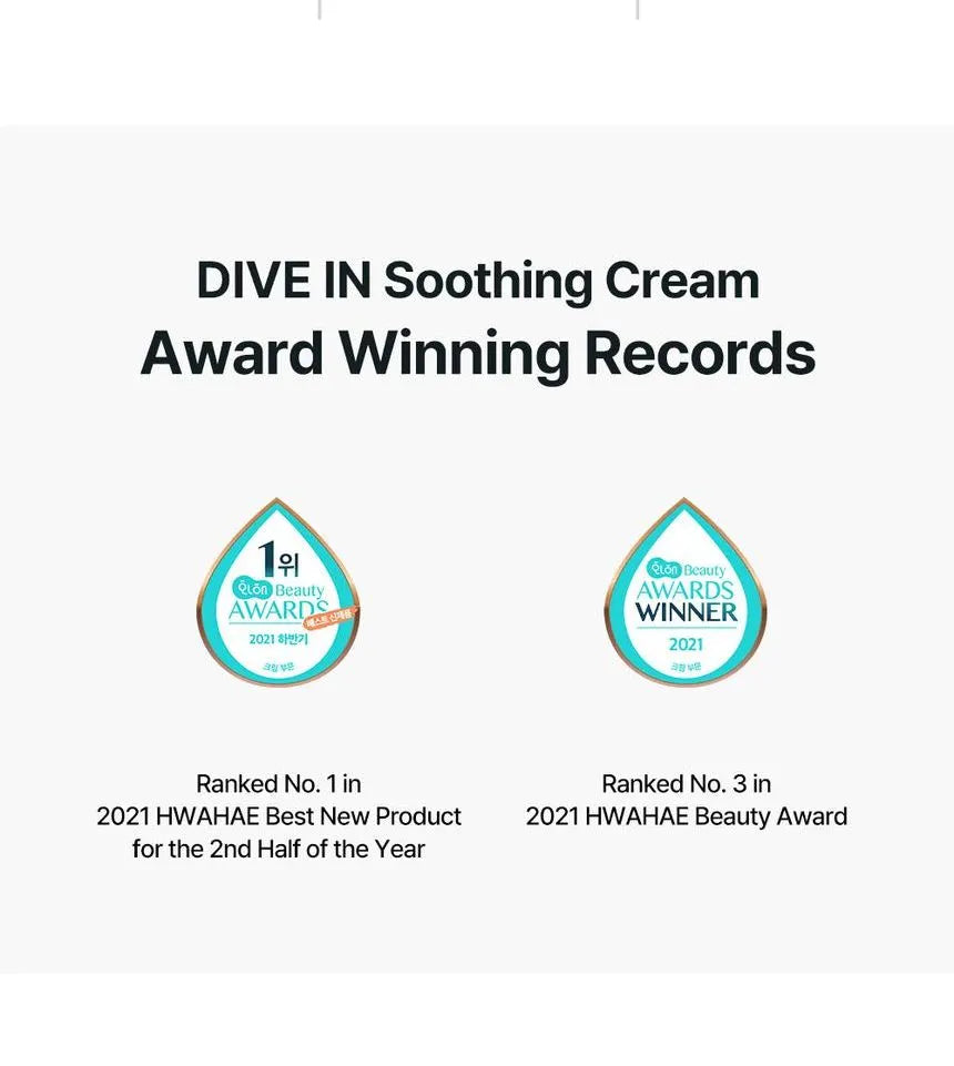 Torriden - DIVE-IN Low Molecular Hyaluronic Acid Soothing Cream 100ml