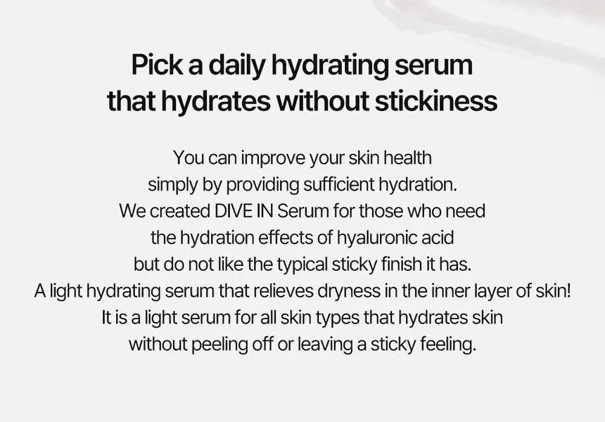 Torriden - DIVE-IN Low Molecule Hyaluronic Acid Serum 50ml